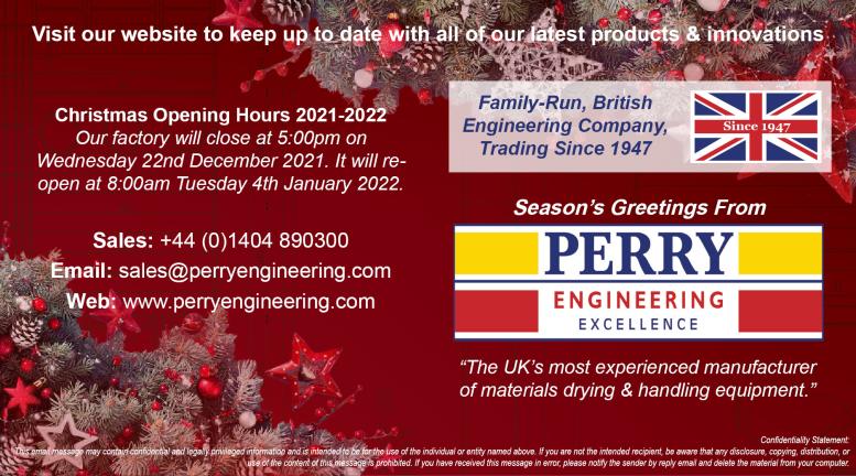 SEASONS GREETINGS FROM PERRY OF OAKLEY LTD.