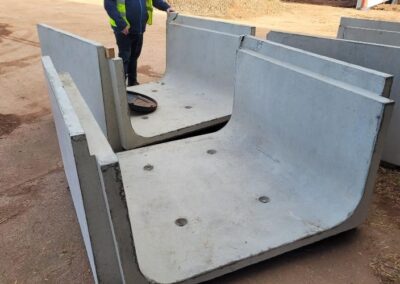 preformed concrete trench